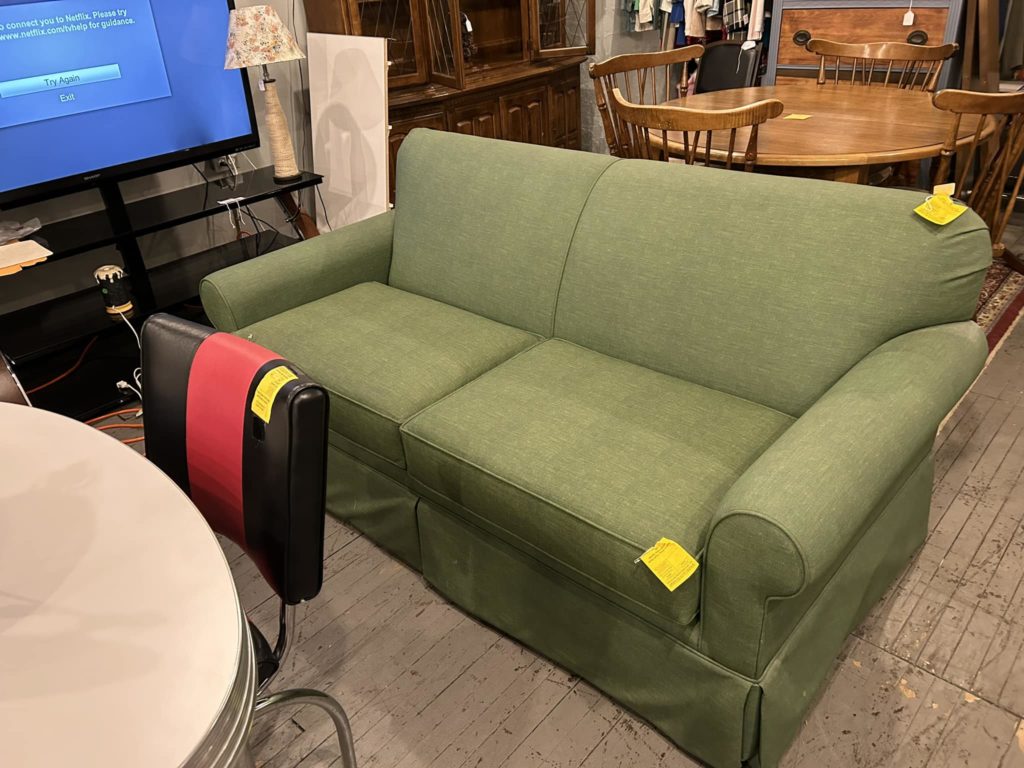 Green couch