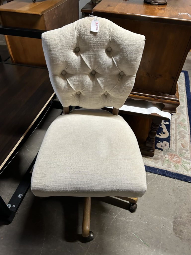 Padded office chair